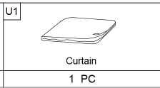 Meetsunny A01 Replacement Parts - Curtain(Model #U1)