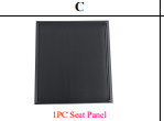 Meetsunny MA12-4 Replacement Parts - Seat Panel (Model #C)