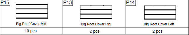 B35 13'x15' Gazebo Accessories