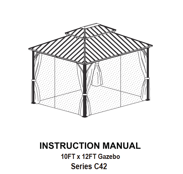 C42# 10FT x 12FT Gazebo