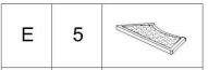 Replacement Parts: Patio Propane Heater-WF1-Z08B-002-B2, Model: Z08. Part Number: E