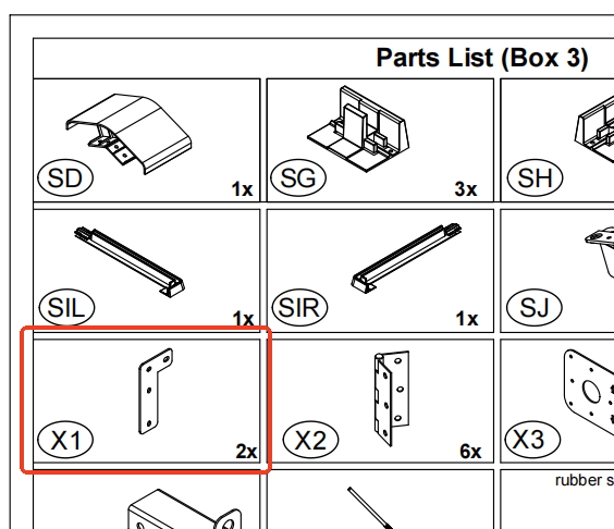 Meetsunny G03 Replacement Parts -(Model #X1)