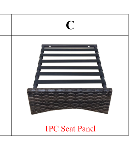 Meetsunny M90 Replacement Parts -Seat Panel (Model #C)