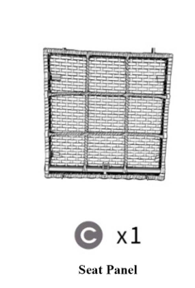 Meetsunny M91 Replacement Parts - Seat Panel (Model #C)