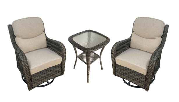MA15 PATIO WICKER SWIVEL CHAIR AND SIDE TABLE Accessories