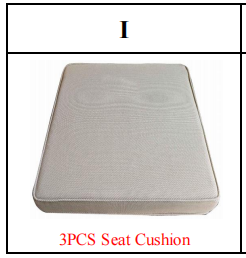 Meetsunny MA10-1 Replacement Parts - Seat Cushion (Model #I)