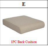 Meetsunny M04 Replacement Parts - Seat Cushion (Model #E)