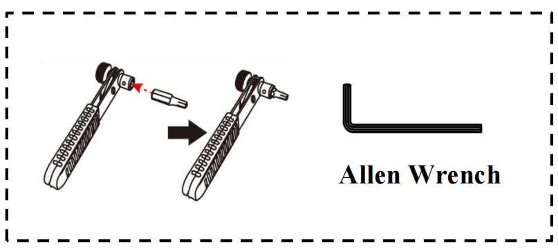 Meetsunny M75 Replacement Parts - Allen Wrench
