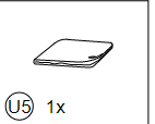 Meetsunny A34 Replacement Parts - Abat vent (Model U5)
