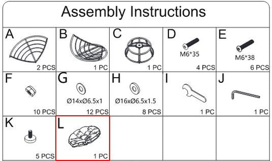 Meetsunny M63 Replacement Parts -Cushion  (Model #L)