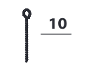 Meetsunny K01 Replacement Parts - Stake 10PCS (Model #10)