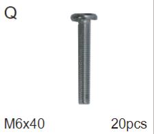Meetsunny P07 Replacement Parts -  M6X40 (Model #Q)