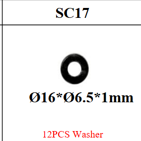 Meetsunny M67 Replacement Parts -Washer (Model #SC17)