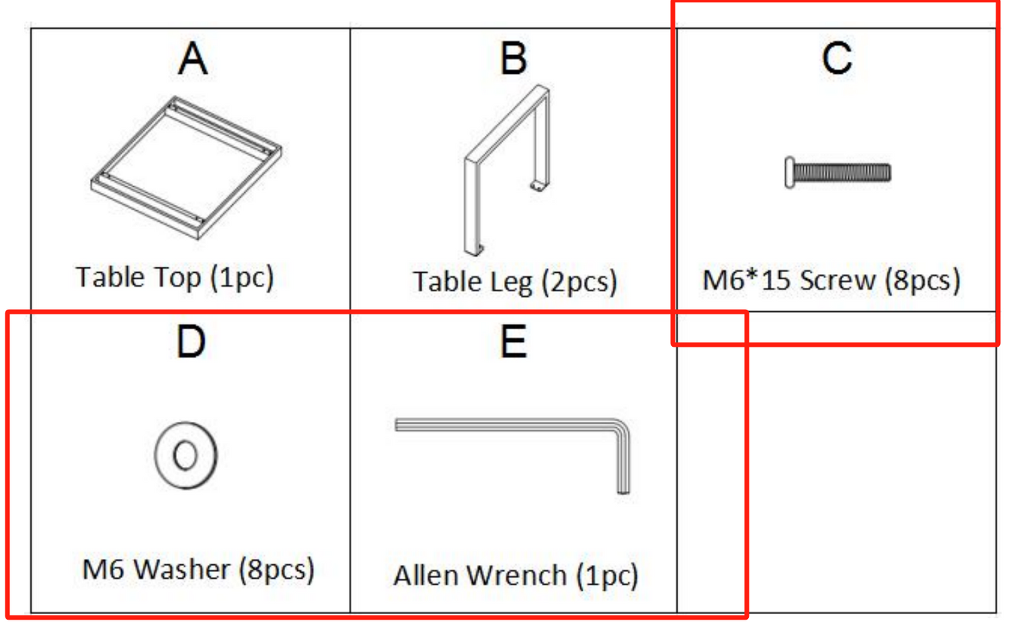 Meetsunny M30 Replacement parts - #Hardware pack