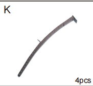 Meetsunny P07 Replacement Parts - Table Legs (Model #K)