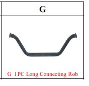 Meetsunny MA06-A4 Replacement Parts - Long Connecting Rob (Model #G)