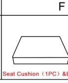 Meetsunny M75 Replacement Parts - Seat Cushion (Model #F)