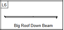 Meetsunny A31 Replacement Parts - Big Roof Down Beam(Model #L6)