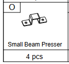 Meetsunny C35 Replacement Parts -Small Beam Presser(Model #O)