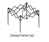 Meetsunny J02 Replacement Parts - Canopy Frame (Model #A)