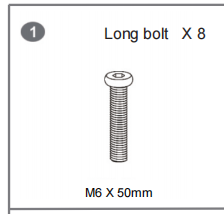 Meetsunny MA03 Replacement Parts - Long bolt (Model #1)