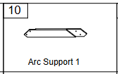 Meetsunny C35 Replacement Parts -Arc Support 1 (Model #10)