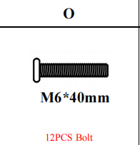 Meetsunny M25 Replacement Parts - M6*40 Screw (Model #O)