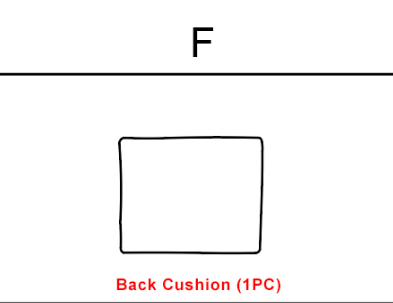 Meetsunny M08 Replacement Parts - Back Cushion (Model #F)