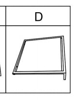Meetsunny Replacement Parts: Wicker Outdoor Patio Lounge Chairs MA013A-BBB-PART D, Model: MA013A, Part Number: D