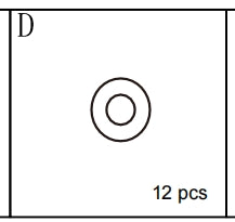 Meetsunny M73 Replacement Parts - washers (Model #D)