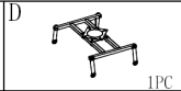 Meetsunny M01-1PK Replacement Parts - Rocking Base(Model #D)