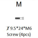 Meetsunny M28 Replacement Parts-Screw(Model #M)