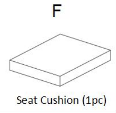 Meetsunny M26 Replacement Parts-Seat Cushion（Model #F)