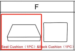 Meetsunny M75 Replacement Parts - Seat Cushion (Model #F)
