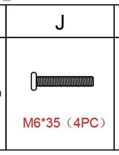 Meetsunny M75 Replacement Parts - M6*35 (Model #J)