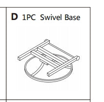 Meetsunny M85 Replacement Parts -Swivel Base (Model #D)