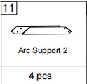 Meetsunny A35 Replacement Parts - Arc Support 2 (Model #11)