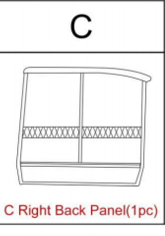Meetsunny M32 Replacement Parts - Right Back Panel (Model #C)