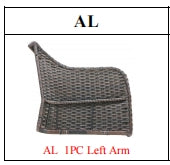 Meetsunny MA06-A4-B8 Replacement Parts - Left Arm (Model #AL)