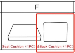 Meetsunny M75 Replacement Parts - Back Cushion (Model #F)