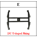 Meetsunny M64 Replacement Parts - U-Shaped Fitting (Model #E)