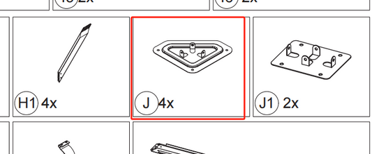 Meetsunny A53 Replacement Parts - Base (Model #J)