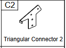 Meetsunny C35 Replacement Parts -Triangular Connector 2(Model #C2)