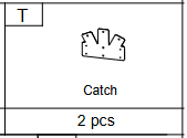 Meetsunny C35 Replacement Parts -Catch (Model #T)