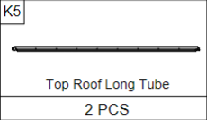 Meetsunny A31 Replacement Parts - Top Roof Long Tube (Model #K5)