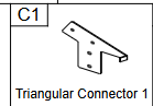 Meetsunny C35 Replacement Parts -Triangular Connector 1(Model #C1)