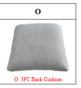 Meetsunny MA09-1 Replacement Parts -Back Cushion (Model #O)