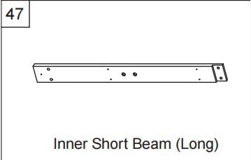 Meetsunny A16 Replacement Parts Inner Short Beam (Long)(Model #47)