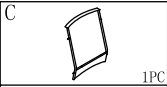 Meetsunny M12 Replacement Parts - Chair Back (Model #C)