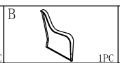 Meetsunny M12 Replacement Parts - Left Arm (Model #B)